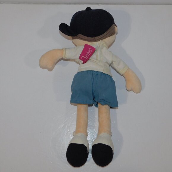 Tikiri Toys Bonikka Jasper 12" Boy Rag Doll in Blue Short - Picture 5 of 5